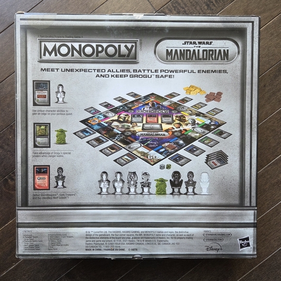 Monopoly Star Wars The Mandalorian Board Game SEALED - Picture 2 of 3